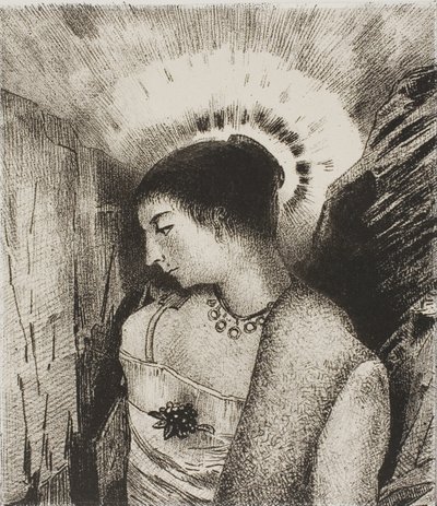 Itt van a Jóistennő, a Hegyek Ideai Anyja, 15/24. alkotó: Odilon Redon