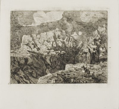 Lovas a hegyekben alkotó: Odilon Redon