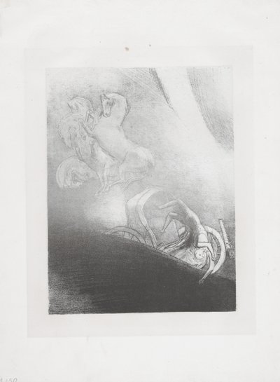 A szakadékba zuhan... alkotó: Odilon Redon