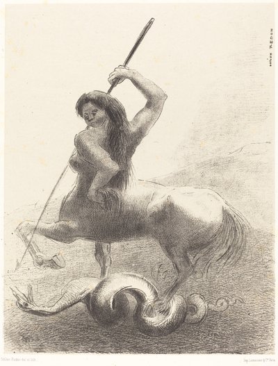 Voltak küzdelmek és hiábavaló győzelmek alkotó: Odilon Redon