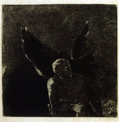 Illusztráció: Odilon Redon Baudelaire „Les Fleurs du Mal” című művéhez. 1891. alkotó: Odilon Redon
