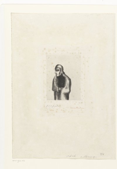 Kleine prelaat Kis prelátus (cím a tárgyon) alkotó: Odilon Redon