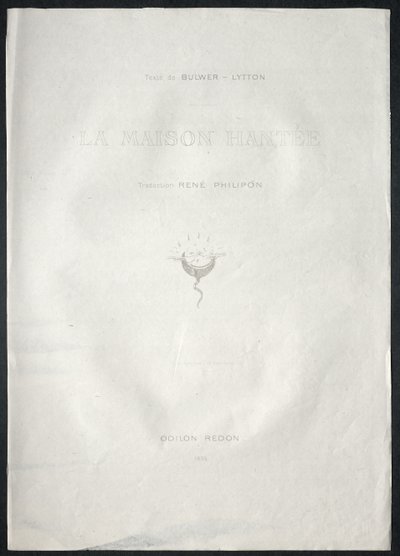 A kísértetház, 1896. alkotó: Odilon Redon