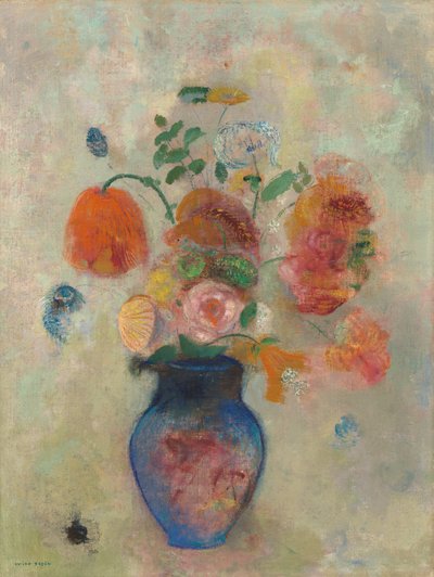 Nagy váza virágokkal alkotó: Odilon Redon