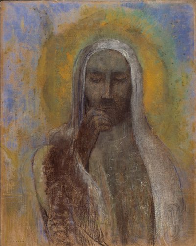 A csend Krisztusa alkotó: Odilon Redon