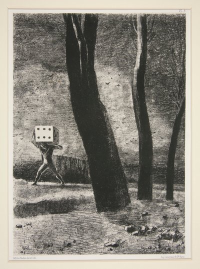 A szerencsejátékos, az Álomban portfólióból alkotó: Odilon Redon
