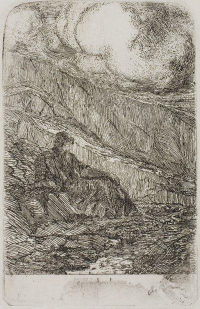 Elmélkedés alkotó: Odilon Redon