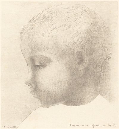 Mon Enfant (Az én gyermekem) alkotó: Odilon Redon