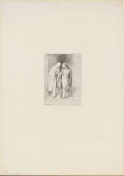 Misztikus beszélgetés alkotó: Odilon Redon