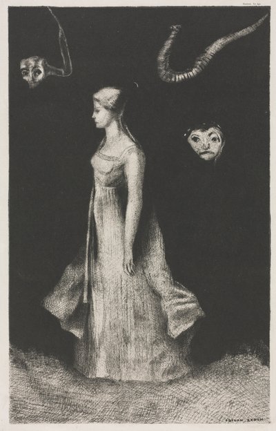 Megszállottság, rögeszme alkotó: Odilon Redon