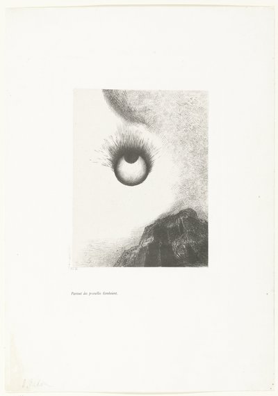 Lángoló szemek mindenhol Partout des prunelles flamboient (cím a tárgyon) Tentation de Saint-Antoine (1) (sorozat címe) Szent Antal megkísértése (sorozat címe) alkotó: Odilon Redon