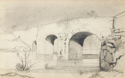 Oldal egy vázlatfüzetből, „Baszkföld” alkotó: Odilon Redon