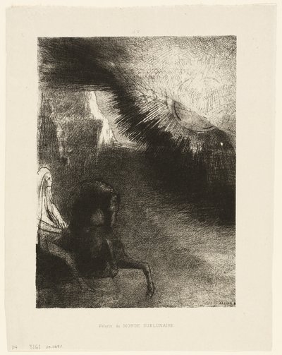 A Hold alatti világ zarándoka, 5/6. tábla alkotó: Odilon Redon