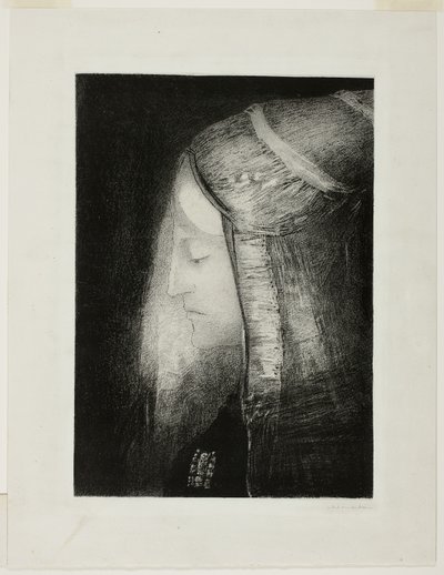 A fény profilja alkotó: Odilon Redon