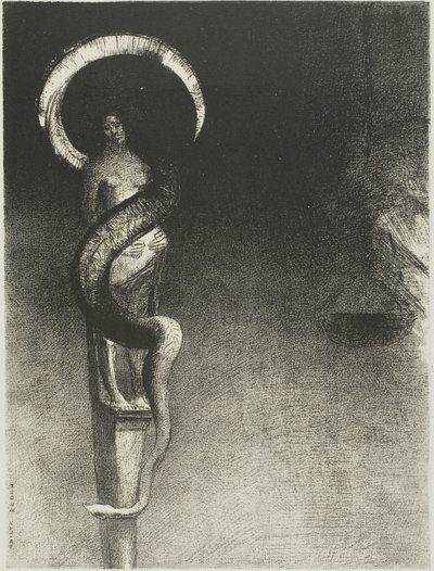 Serpent-Halo alkotó: Odilon Redon