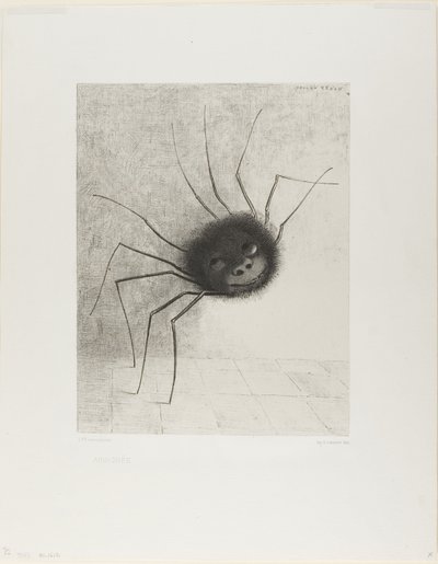 Pók alkotó: Odilon Redon