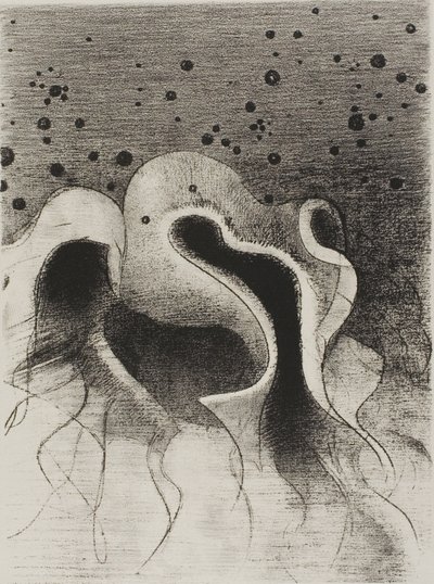 The Beasts of the Sea, Round Like Leather Bottles, 22/24-es tábla alkotó: Odilon Redon