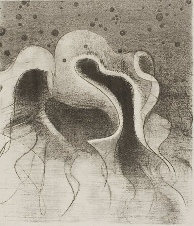 The Beasts of the Sea, Round Like Leather Bottles, 22/24-es tábla alkotó: Odilon Redon
