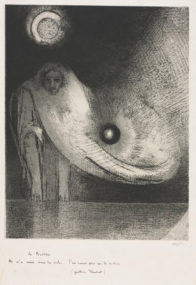 A Buddha, 1895. alkotó: Odilon Redon