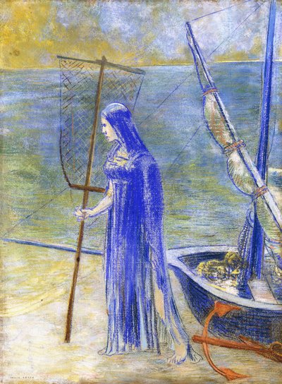 A halásznő, 1900 alkotó: Odilon Redon