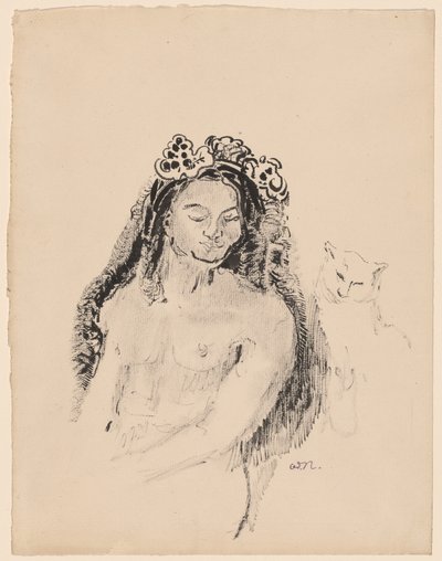 Sába királynője alkotó: Odilon Redon