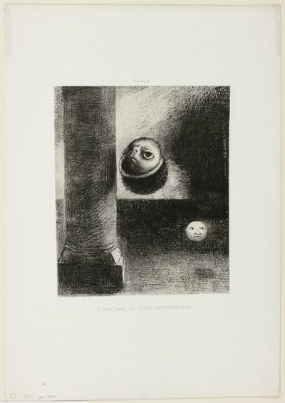 Embrionális lények is voltak, 6/4. lemez alkotó: Odilon Redon