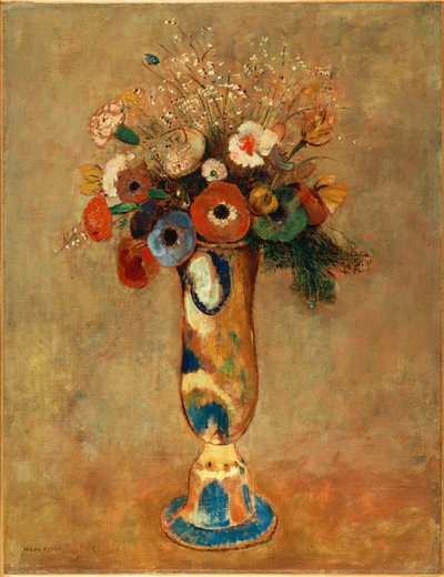 Virágváza, 1912 alkotó: Odilon Redon