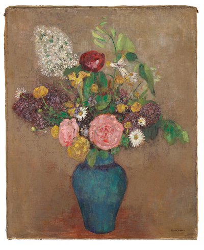 Váza virágokkal alkotó: Odilon Redon