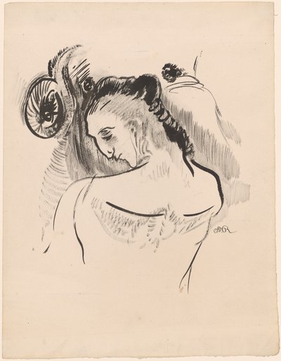 Fiatal férfi alkotó: Odilon Redon