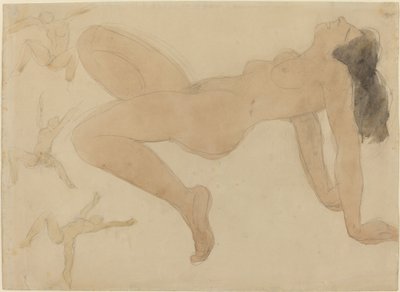 Tanulmányok akttáncosokról alkotó: Odilon Roche
