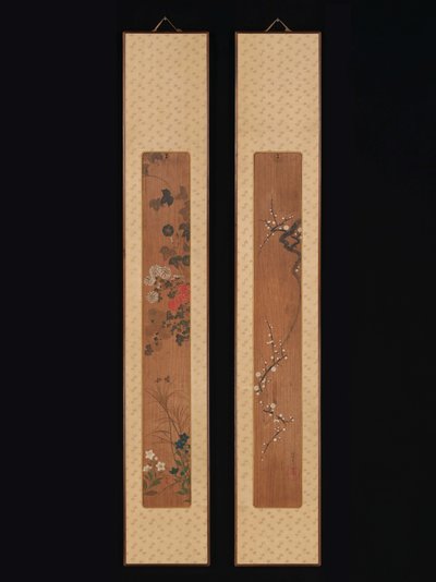 Blumen des Frühlings und Herbstes alkotó: Ogata Korin