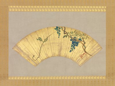 Wisteria, 17-18. század. alkotó: Ogata Korin