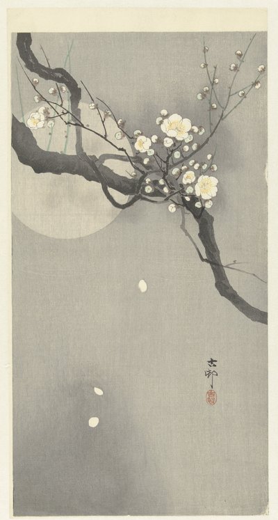 Szilvavirág és telihold alkotó: Ohara Koson
