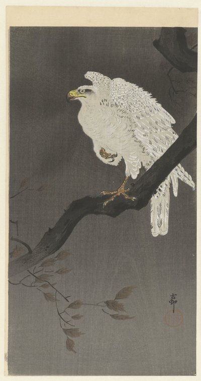Hó sas egy ágon alkotó: Ohara Koson