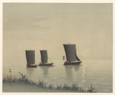 halászhajók alkotó: Ohara Koson