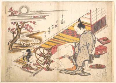 Hálószobai jelenet alkotó: Okumura Masanobu