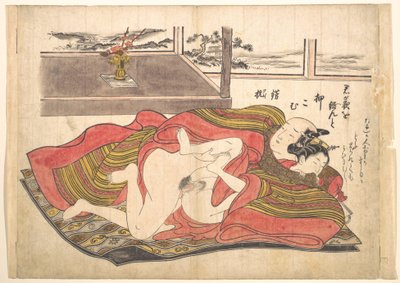 Hálószobai jelenet alkotó: Okumura Masanobu