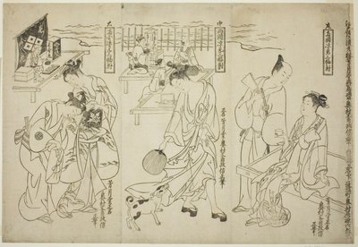 A RYOGOKU KIALAKULÁSA alkotó: Okumura Masanobu