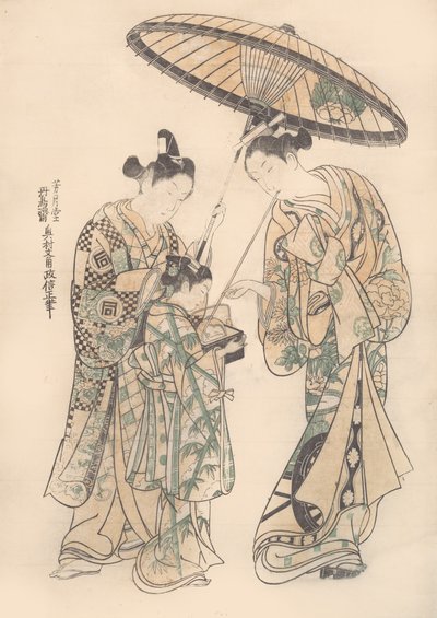 Két figura. alkotó: Okumura Masanobu