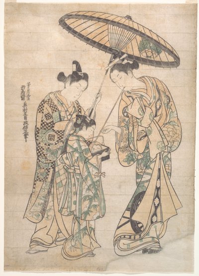 Két alak alkotó: Okumura Masanobu