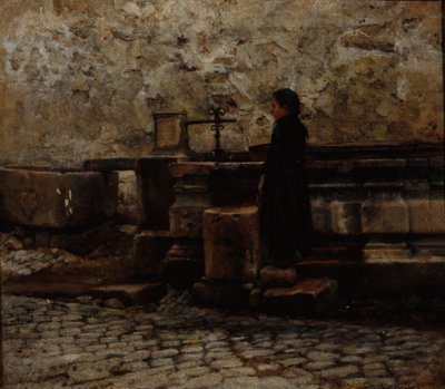 Rothenburgból (olaj, vászon) alkotó: Olav Rusti