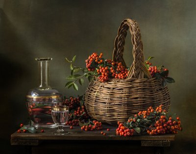 Gyümölcsök szedése és dekantálás alkotó: Olga Aleksandrovna