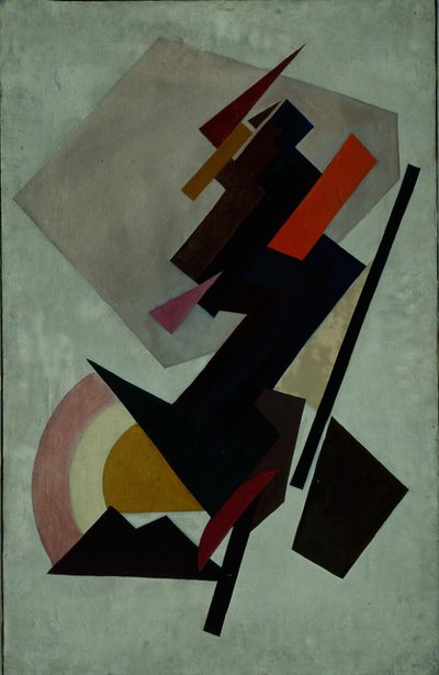 Absztrakt kompozíció. Szuprematizmus, 1910-es évek alkotó: Olga Rozanova