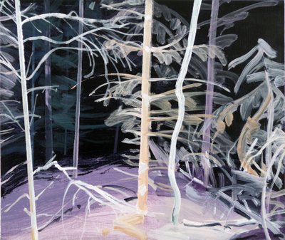Forêt-noire 3, 2017 (akril, vászon) alkotó: Olivier Morel