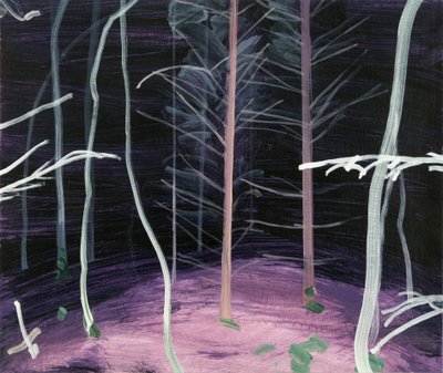 Forêt-noire 6, 2017 (akril, vászon) alkotó: Olivier Morel
