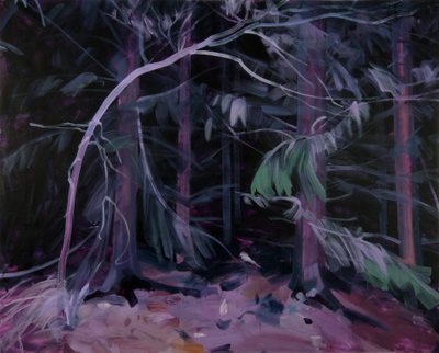 Forêt-noire 9, 2019 (akril, vászon) alkotó: Olivier Morel