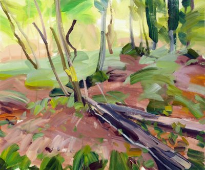 Forêt 24, 2017 (akril, vászon) alkotó: Olivier Morel