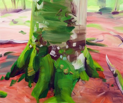 Forêt 27, 2017 (akril, vászon) alkotó: Olivier Morel