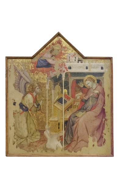 Annunciáció, 1396 körül (tempera, tábla) alkotó: Olivuccio Ceccarello di Ciccarello