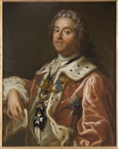 Charles Gustave de Tessin Comyte – Carl Gustaf Tessin (1695-1770) portréja, készítette: Arenius, Olof (1700-1766). Olajfestmény alkotó: Olof Arenius